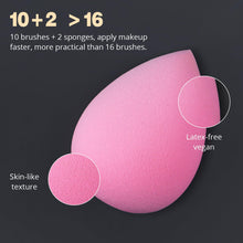 Cargar imagen en el visor de la galería, Beakey Juego De Brochas De Maquillaje Base Profesional
