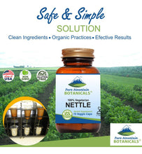 Cargar imagen en el visor de la galería, Stinging Nettle Leaf Cápsulas  75 Kosher Veggie Caps
