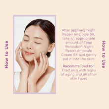 Cargar imagen en el visor de la galería, MISSHA Time Revolution Crema Ampolla Reparadora Nocturna | 5ª Gen | 50ml | Triple Fermentación | Probióticos
