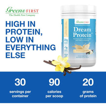 Cargar imagen en el visor de la galería, Greens First Dream Whey | Proteína + Superalimentos | Sin Azúcar
