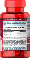 Cargar imagen en el visor de la galería, Puritans Pride Coq10 200 Mg Apoya La Salud Del Corazón 240

