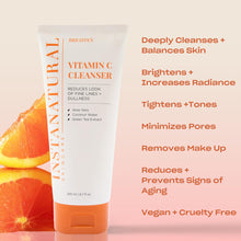 Cargar imagen en el visor de la galería, Gel Limpiador Facial Vitamina C + Aloe Vera + Té Verde | Antienvejecimiento
