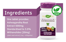 Cargar imagen en el visor de la galería, Natures Way Ashwagandha 60 Cápsulas Vegetales

