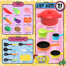 Cargar imagen en el visor de la galería, Gilobaby Juego De Accesorios De Cocina Juegos De Comida Para
