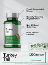 Cargar imagen en el visor de la galería, Horbäach Cápsulas De Hongos De Cola De Pavo   1200 Mg   120

