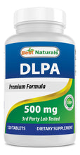 Cargar imagen en el visor de la galería, Best Naturals Dlpa 500 Mg 120 Comprimidos
