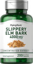 Cargar imagen en el visor de la galería, Piping Rock Cápsulas De Corteza De Olmo Resbaladizo 4000mg

