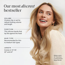 Cargar imagen en el visor de la galería, Luxy Seamless Clip-in Hair Extensions 100% Remy Human Hair
