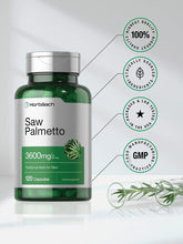 Cargar imagen en el visor de la galería, Extracto De Saw Palmetto   120 Cápsulas   Sin Gluten   De
