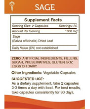 Cargar imagen en el visor de la galería, Secrets Of The Tribe Sage 60 Cápsulas 1000 Mg Sage Salvia
