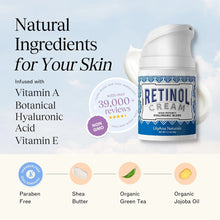 Cargar imagen en el visor de la galería, Crema Humectante De Retinol Para Cara Y Ojos Uso De Día Y
