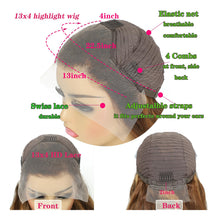 Cargar imagen en el visor de la galería, Peluca De Cabello Humano Con Encaje Frontal De 28 Pulgadas
