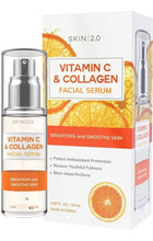Cargar imagen en el visor de la galería, Skin 2.0 Sérum Vitamina C + Colágeno | K-Beauty | Iluminador Antienvejecimiento | Piel de Cristal
