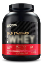 Cargar imagen en el visor de la galería, Optimum Nutrition 100% Suero De Leche Dorado Fresa 5lb
