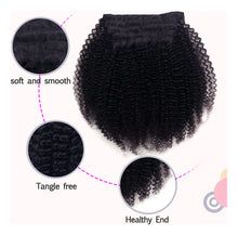 Cargar imagen en el visor de la galería, Vanalia 9a Remy Kinkys Pelo Rizado 3c 4a Extensiones De
