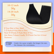 Cargar imagen en el visor de la galería, Full Shine Extensiones De Cabello Humano Lacio Con Cinta
