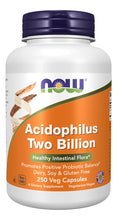 Cargar imagen en el visor de la galería, Now Acidophilus Dos Mil Millones 250 Cápsulas Vegetales
