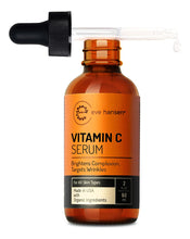 Cargar imagen en el visor de la galería, Eve Hansen Sérum Vitamina C 76% Orgánico | Ác. Hialurónico + Vitamina E + Aloe | Antioxidante | 60ml
