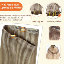 Cargar imagen en el visor de la galería, Full Shine Extensiones De Cabello Humano Lacio Remy Con
