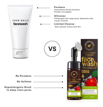 Cargar imagen en el visor de la galería, WOW Skin Science Espuma Exfoliante Vinagre de Sidra | 5.07 oz | Cepillo Silicona | Anti-Acné
