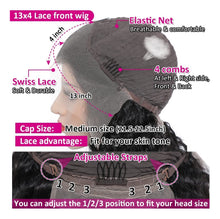 Cargar imagen en el visor de la galería, Qangelabeauty Peluca De Cabello Humano Ondulado Con Encaje

