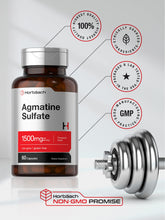 Cargar imagen en el visor de la galería, Horbäach Cápsulas De Sulfato De Agmatina De 1500 Mg   60
