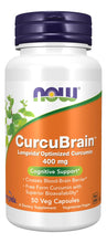 Cargar imagen en el visor de la galería, Cápsulas Curcubrain De Now Foods Con 400 Mg De Curcumina
