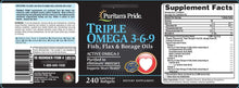 Cargar imagen en el visor de la galería, Puritan's Pride Omega 3-6-9 | Triple Aceite de Pescado | Salud Cardiovascular
