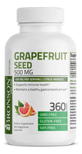 Cargar imagen en el visor de la galería, Bronson Extracto Semilla de Pomelo 500mg | 360 Cápsulas Vegetarianas | Citrus Paradisi | Inmunidad + Salud Gastrointestinal | Sin OGM | Vegano
