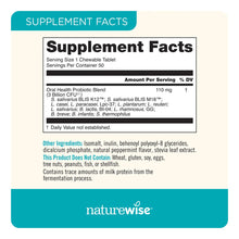 Cargar imagen en el visor de la galería, Probióticos Masticables Para Salud Oral Naturewise
