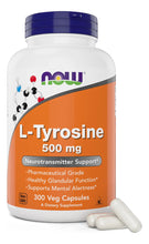 Cargar imagen en el visor de la galería, Now L-tirosina 500 Mg 300 Cápsulas
