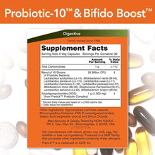 Cargar imagen en el visor de la galería, Now Foods Suplementos Probiotic-10 Y Bifido Boost Con 10
