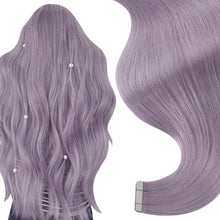 Cargar imagen en el visor de la galería, Joyoung Extensiones De Cabello Humano Con Cinta Color Morado
