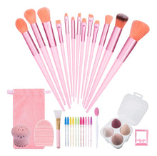 Cargar imagen en el visor de la galería, Muhuabeauty Juego De 23 Brochas De Maquillaje Con Licuadora

