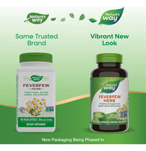 Cargar imagen en el visor de la galería, Natures Way 180 Cápsulas De Hojas De Matricaria 380 Mg 12808
