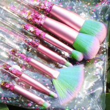Cargar imagen en el visor de la galería, Hawetimher Juego De Brochas De Maquillaje Con Purpurina Rosa
