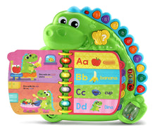 Cargar imagen en el visor de la galería, Leapfrog Dinos Delightful Day Libro De Alfabeto Verde
