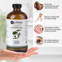 Cargar imagen en el visor de la galería, Ybhmo Botella De Vidrio Orgánico De Aceite De Ricino
