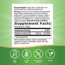 Cargar imagen en el visor de la galería, Riboflavina Enzimática Terapia Inc. 30 Pestañas 400 Mg

