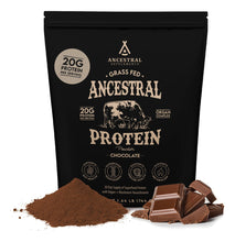 Cargar imagen en el visor de la galería, Ancestral Supplements Proteína Grass-Fed | Caldo de Hueso + Órganos | Chocolate
