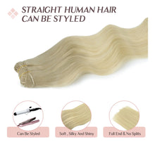 Cargar imagen en el visor de la galería, Maxita Extensiones De Cabello Humano Real 24 Pulgadas Rubio
