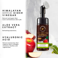 Cargar imagen en el visor de la galería, WOW Skin Science Espuma Exfoliante Vinagre de Sidra | 5.07 oz | Cepillo Silicona | Anti-Acné
