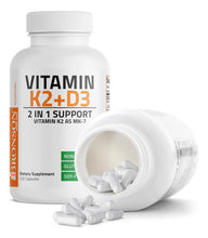Cargar imagen en el visor de la galería, Vitamina K2 + D3 | Cápsulas Vegetarianas | Huesos y Corazón
