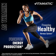 Cargar imagen en el visor de la galería, Vitamatic Vitamina B1 Tiamina 500mg | 120 Cápsulas | Energía y Sistema Nervioso
