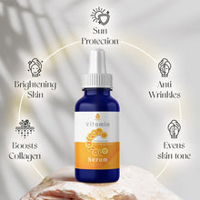 Cargar imagen en el visor de la galería, Pursonic Sérum Vitamina C 20% + Ácido Hialurónico | Alta Potencia Orgánico | Cara + Cuello + Ojos | 90ml
