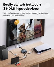 Cargar imagen en el visor de la galería, Interruptor Hdmi 3 En 1 Salida 4k  60hz Aleación De Aluminio
