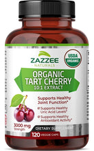 Cargar imagen en el visor de la galería, Zazzee Usda Organic Tart Cherry 10:1 Extracto 10:1 3000 Mg
