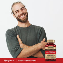 Cargar imagen en el visor de la galería, Piping Rock Antioxidantes Ultra Max 120 Cápsulas | Vitaminas A + C + E | Fórmula Super Avanzada | Sin OGM Sin Gluten | Hombres y Mujeres
