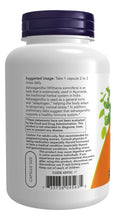 Cargar imagen en el visor de la galería, Now Foods Suplementos Ashwagandha Withania Somnifera 450 Mg
