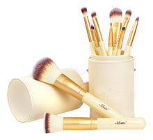 Cargar imagen en el visor de la galería, Matto Juego De Brochas De Maquillaje Doradas 10 Piezas Con
